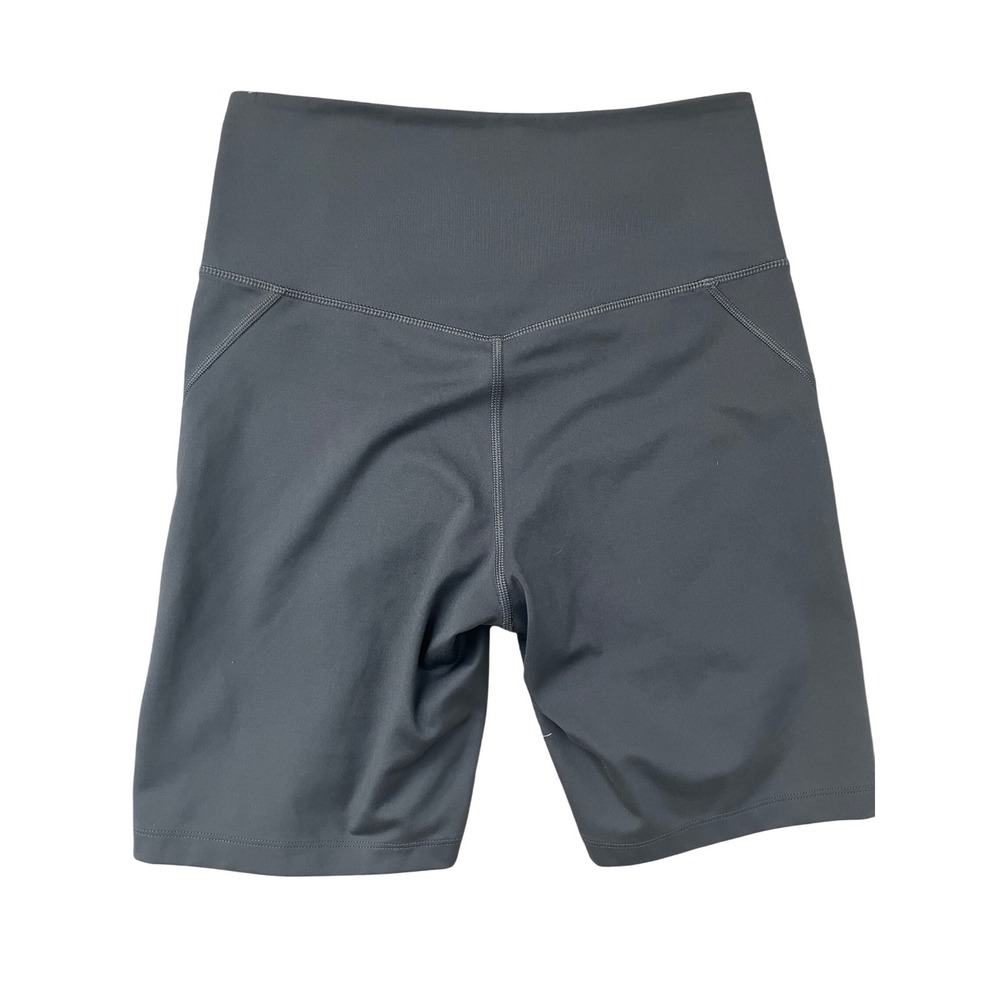 Girlfriend Collective High Rise Bike Shorts‎ Activewear Athletic Gray - Picture 3 of 4